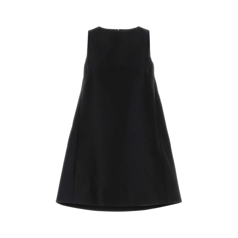 Balenciaga Women Black Wool Blend Dress